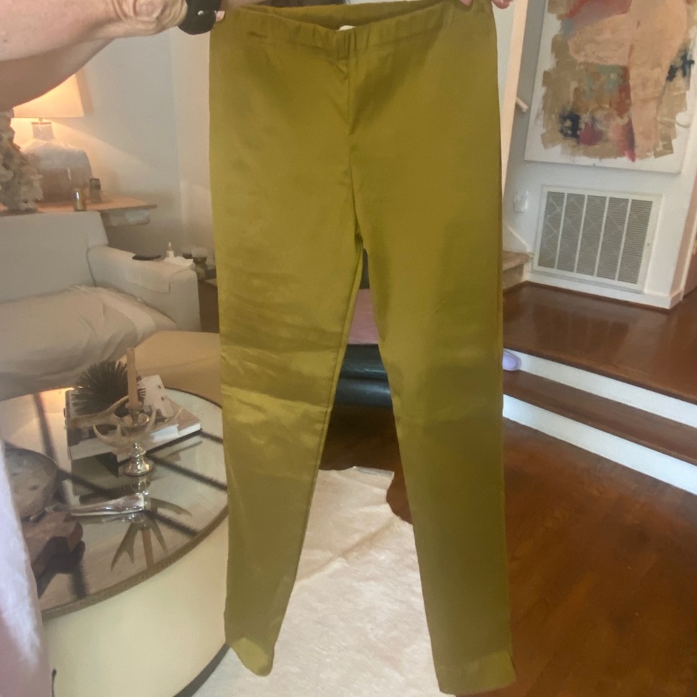 Bright Olive Cigarette Pant size 40 (US 6-8)